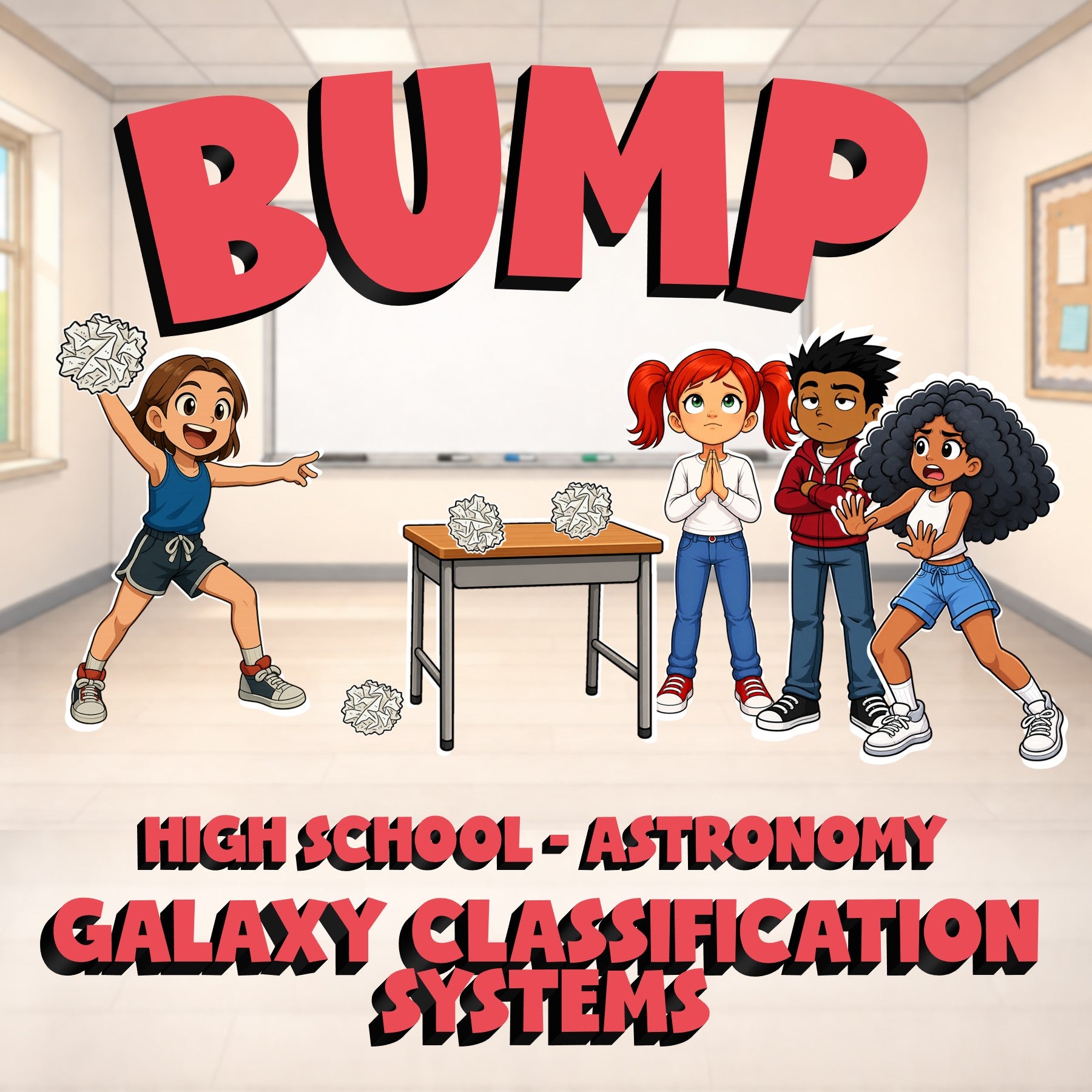 Galaxy Classification Systems BUMP Science Game - No Prep Astronomy Review