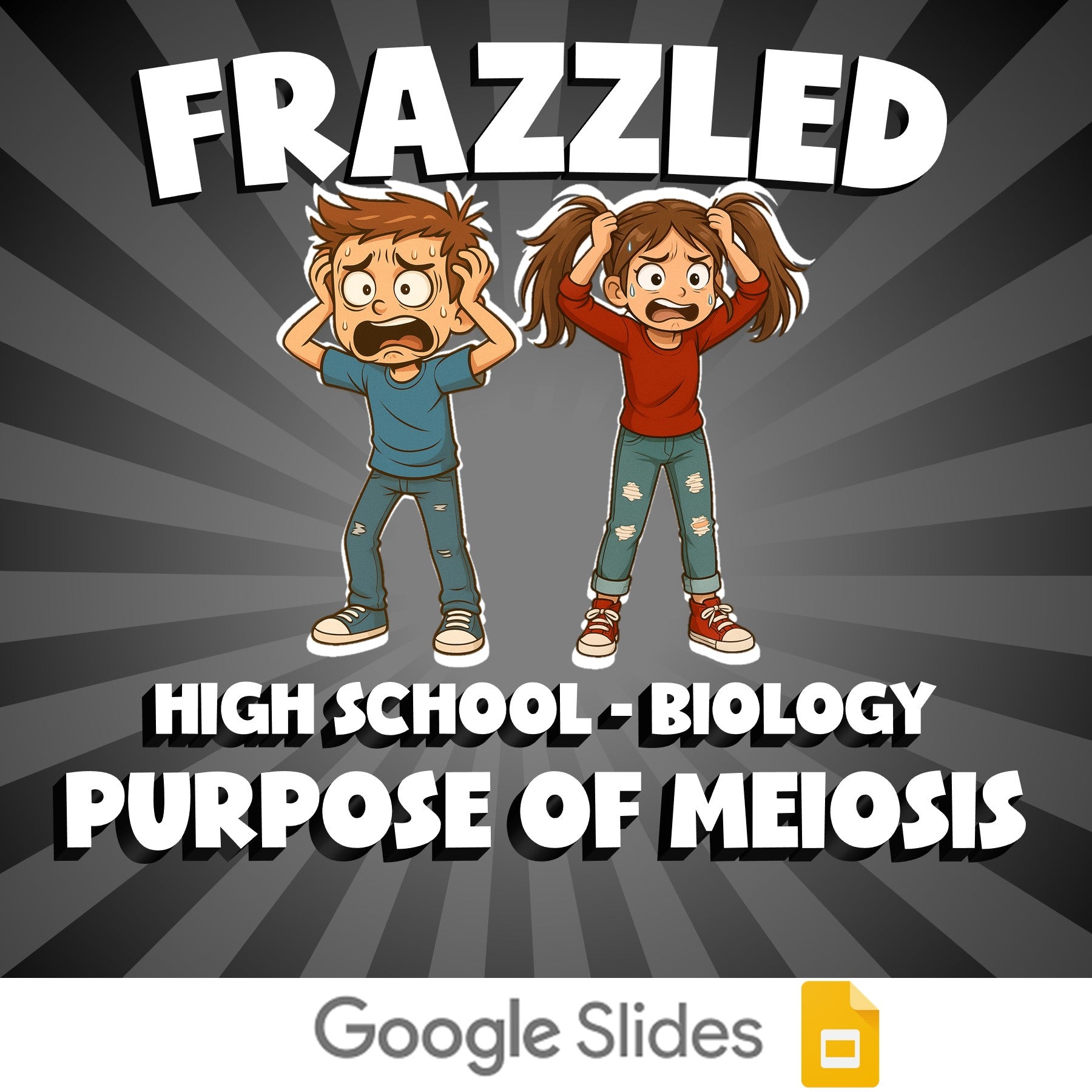 Purpose of Meiosis FRAZZLED Science Game - No Prep Biology Review Activity