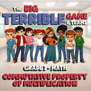 Commutative Property of Multiplication BIG TERRIBLE GAME - Grade 3 Math Review