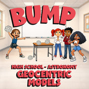 Geocentric Models BUMP Science Game - No Prep Astronomy Review Activity
