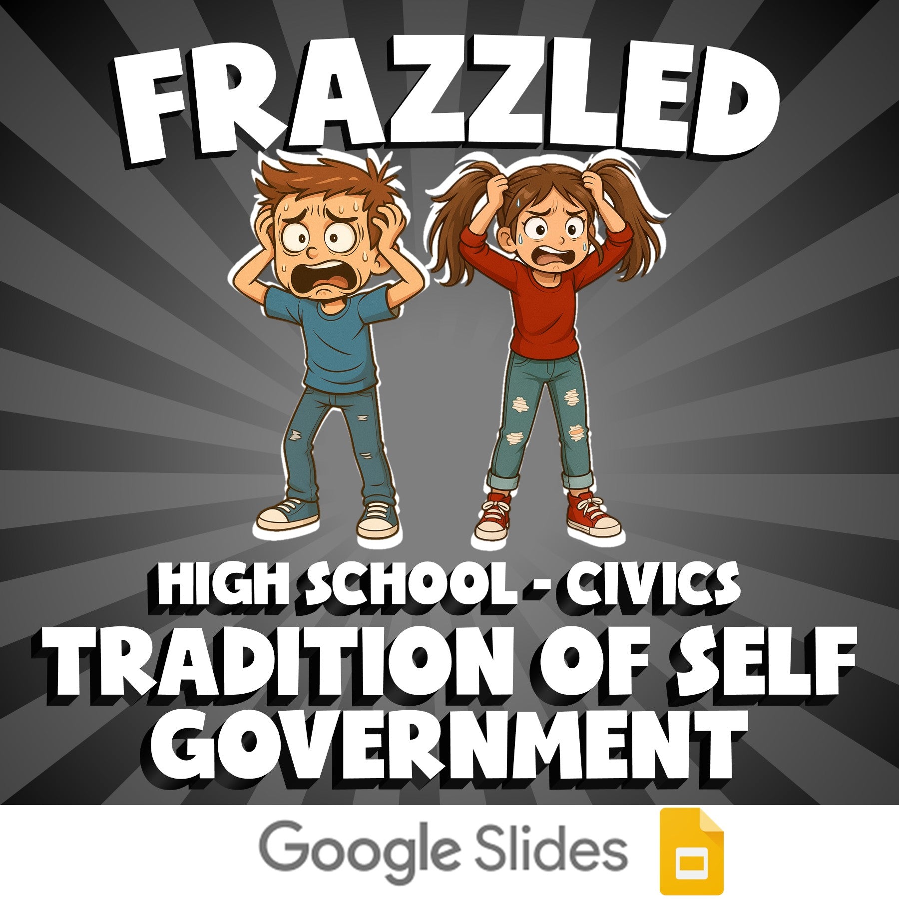Tradition of Self Government FRAZZLED Civics Game - No Prep Review Activity