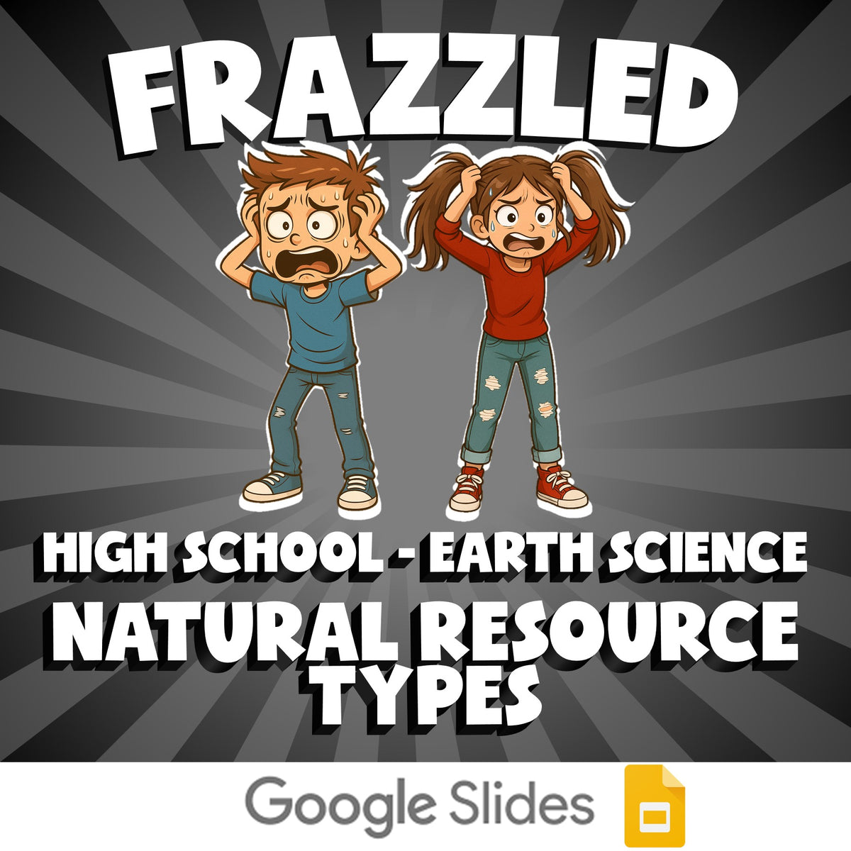 Natural Resource Types FRAZZLED Game - No Prep Earth Science Review Activity