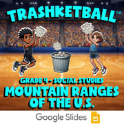 Mountain Ranges of the U.S. TRASHKETBALL Socials Game - No Prep Grade 4 Review