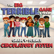 Circulatory System BIG TERRIBLE GAME - No Prep Grade 4 Science Review Activity