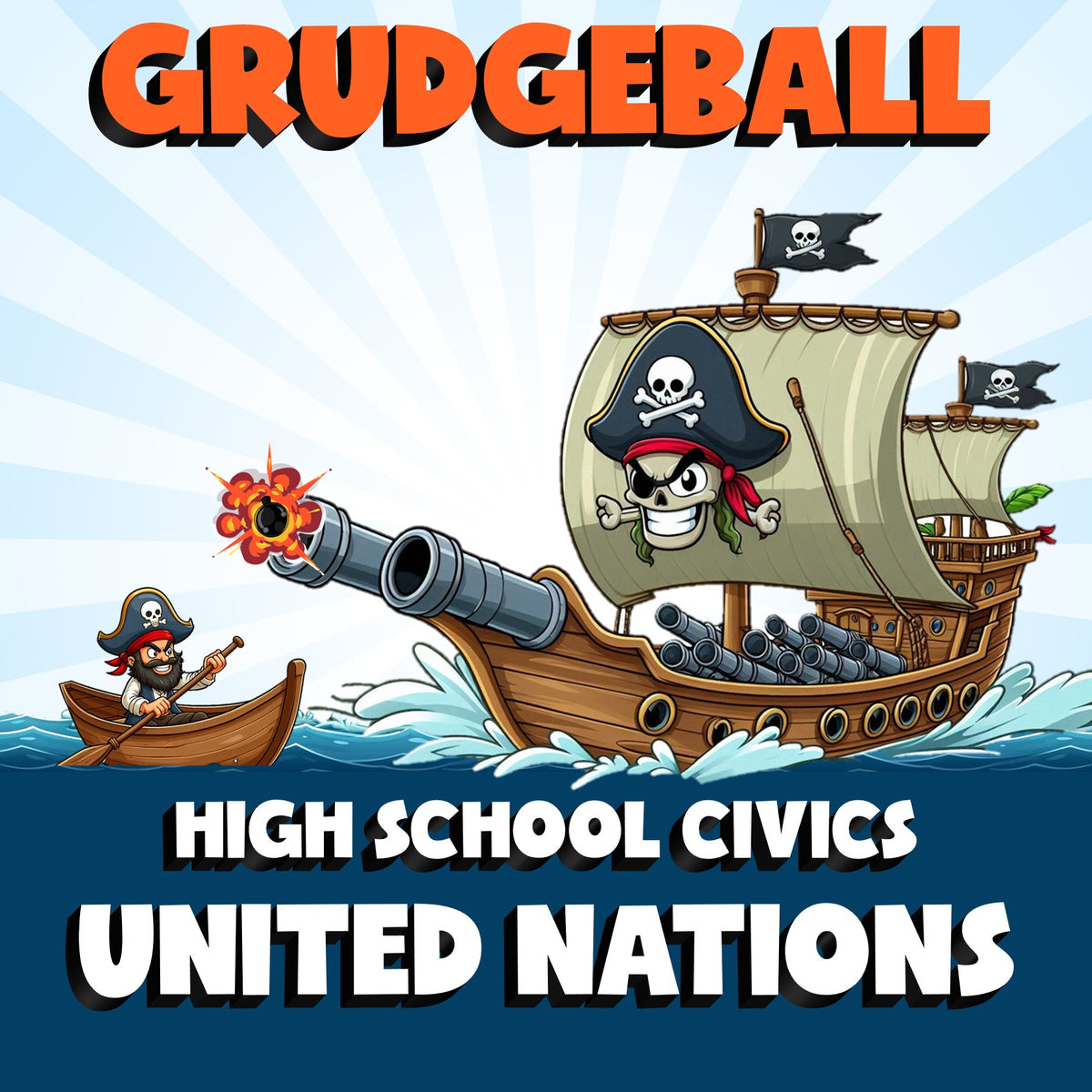 United Nations GRUDGEBALL Civics Game - No Prep Review Activity