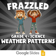 Weather Patterns FRAZZLED Science Game - No Prep Grade 4 Review Activity