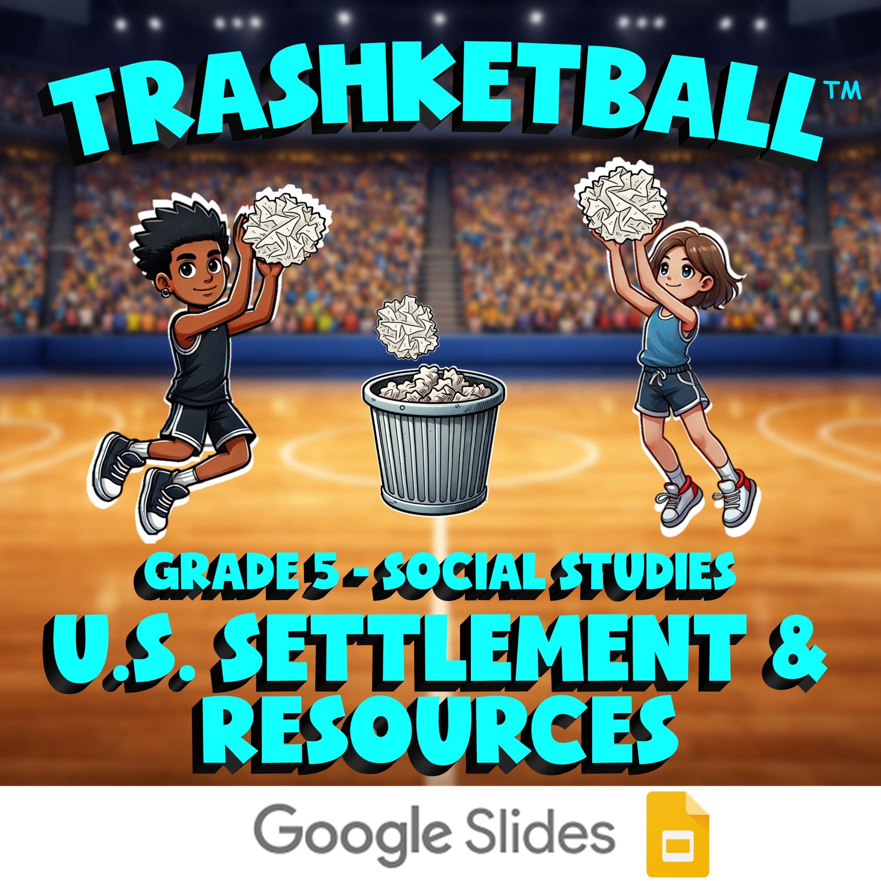 U.S. Settlement & Resources TRASHKETBALL Socials Game - No Prep Grade 5 Review