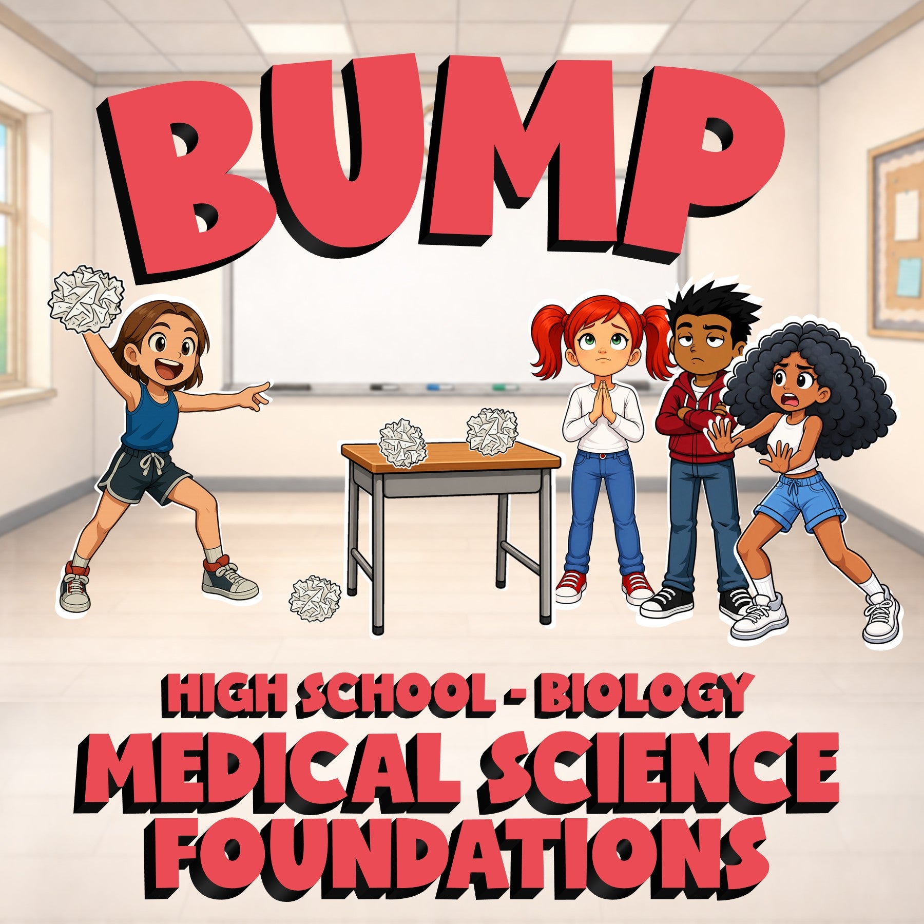 Medical Science Foundations BUMP Science Game - No Prep Biology Review Activity