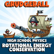 Rotational Energy Conservation GRUDGEBALL Science Game - No Prep Physics Review