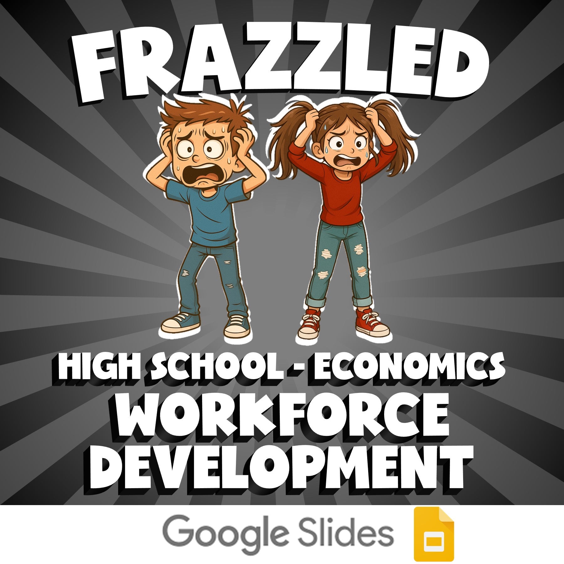 Workforce Development FRAZZLED Economics Game - No Prep Review Activity