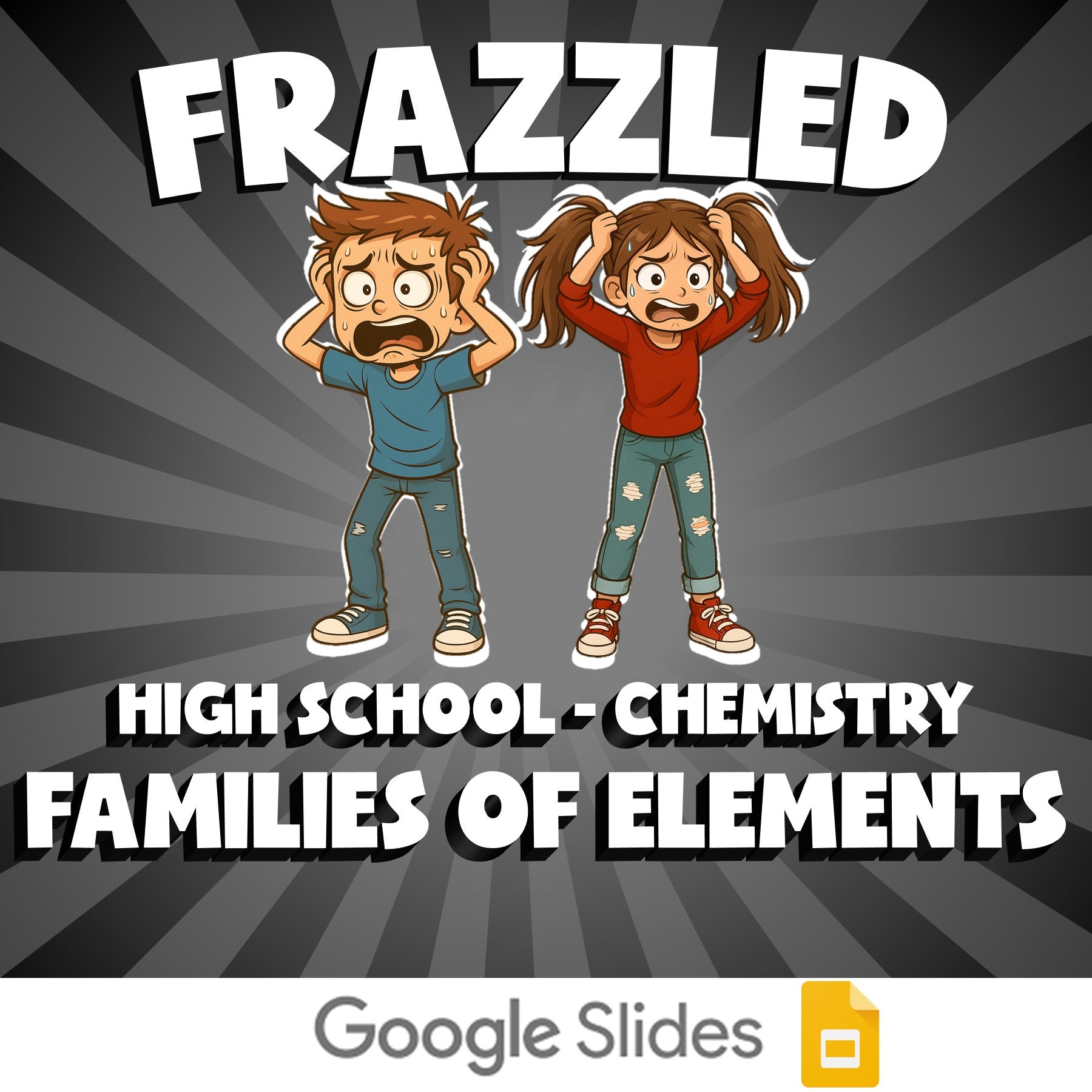 Families of Elements FRAZZLED Science Game - No Prep Chemistry Review Activity