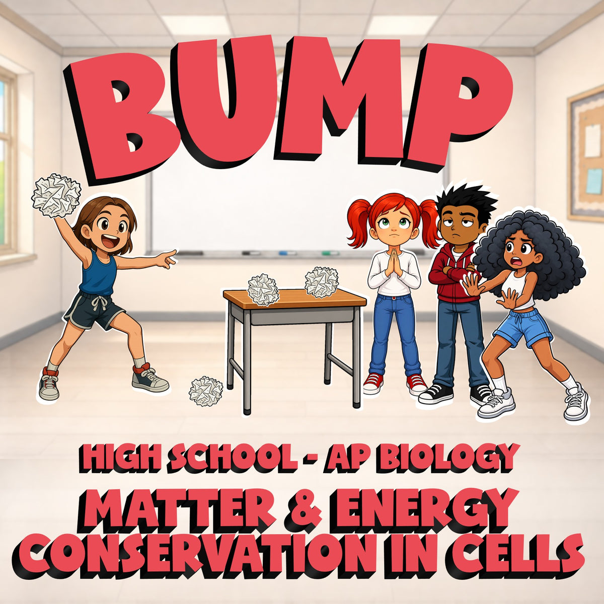 Matter & Energy Conservation in Cells BUMP Science Game - No Prep AP Biology