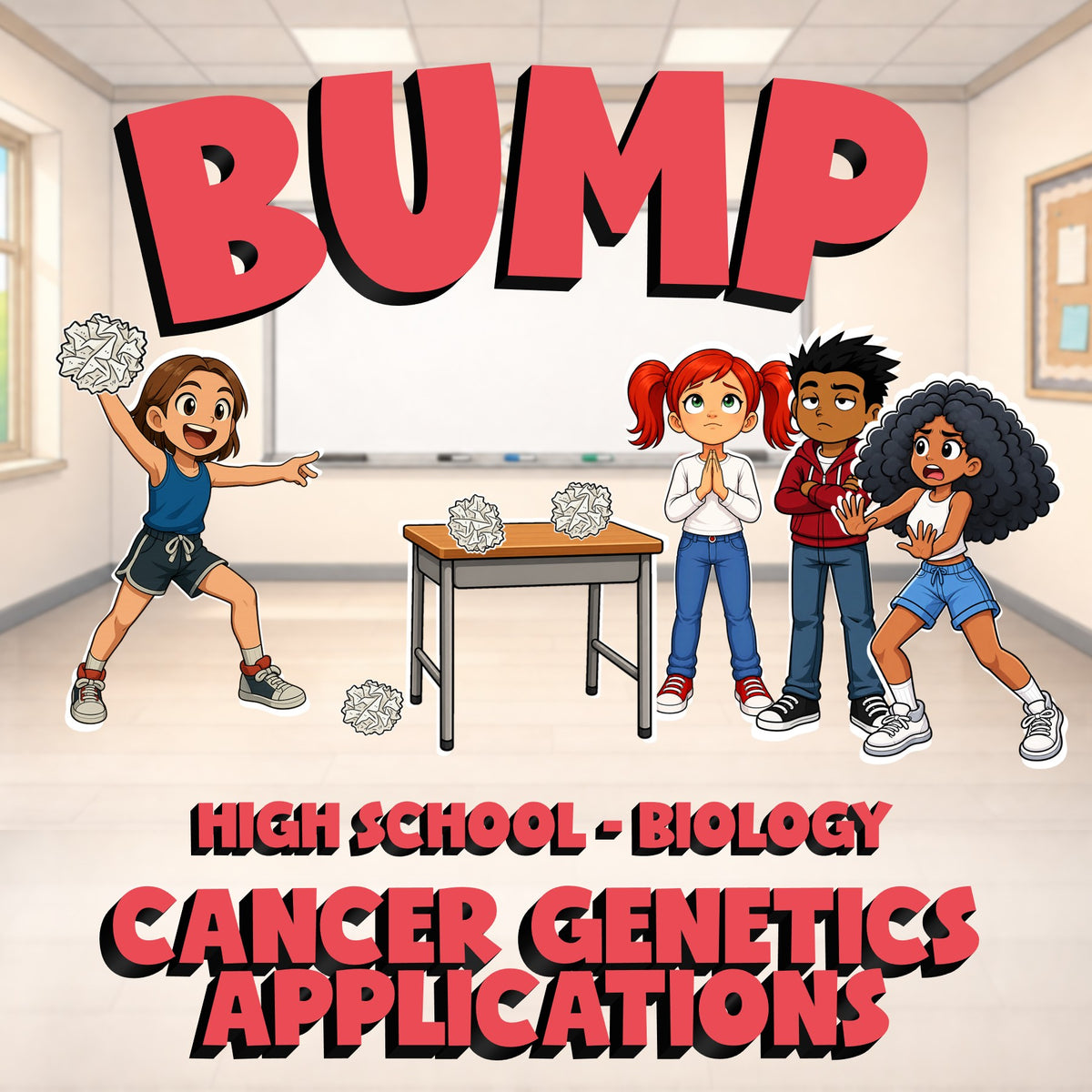 Cancer Genetics Applications BUMP Science Game - No Prep Biology Review Activity