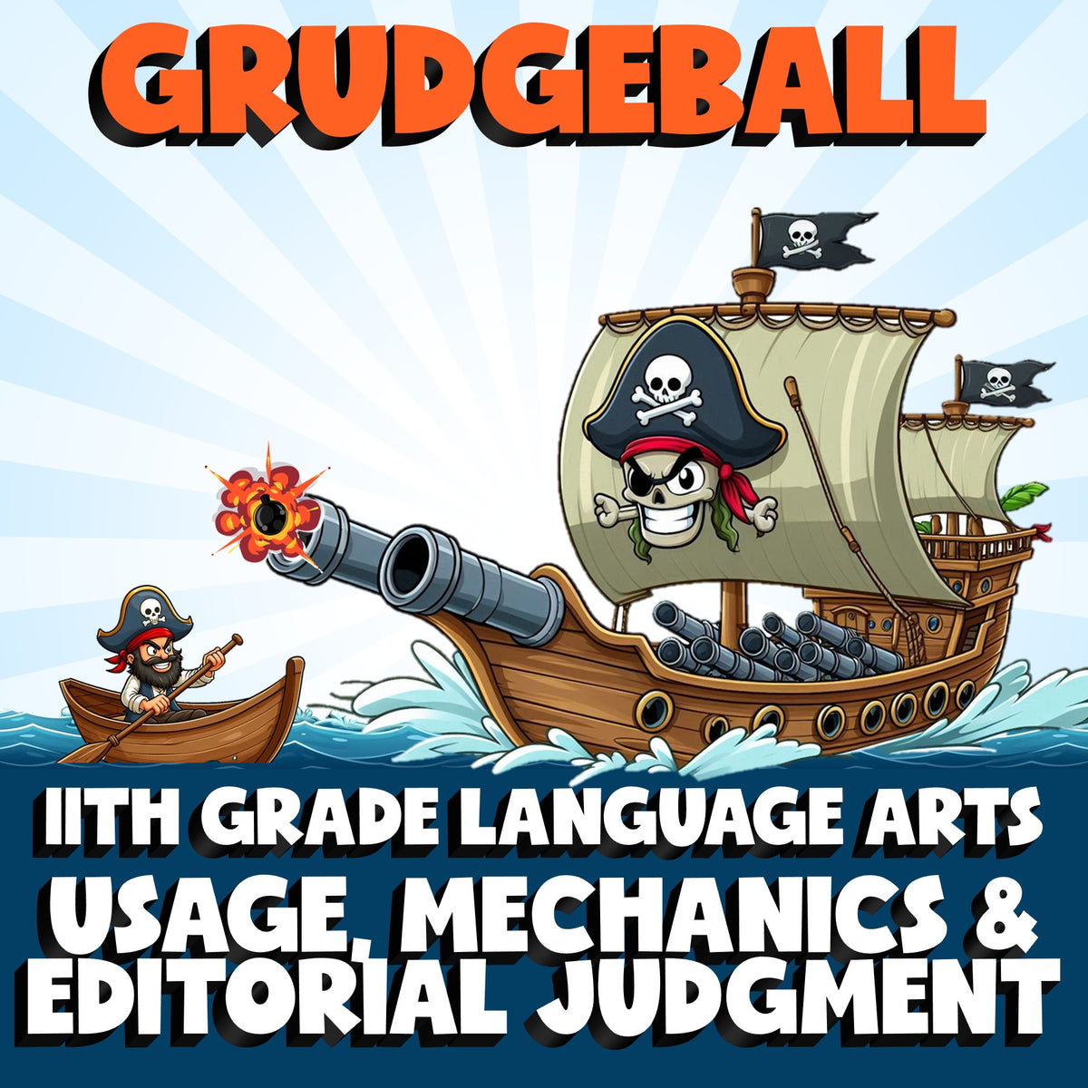 Usage, Mechanics & Editorial Judgment GRUDGEBALL ELA Game - No Prep Grade 11