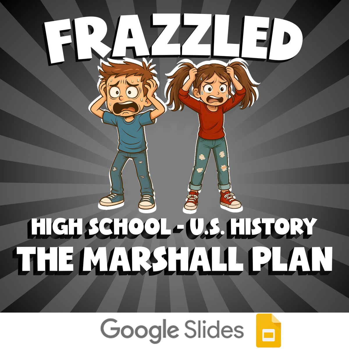 The Marshall Plan FRAZZLED U.S. History Game - No Prep Review Activity