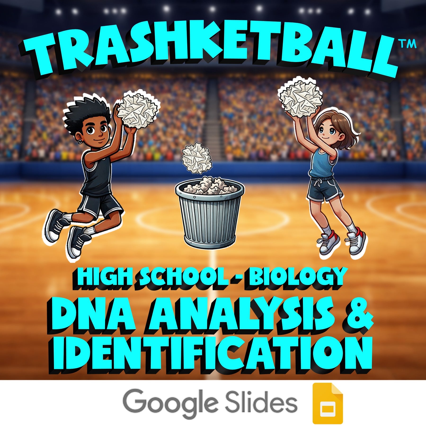 DNA Analysis & Identification TRASHKETBALL Science Game - No Prep Biology Review