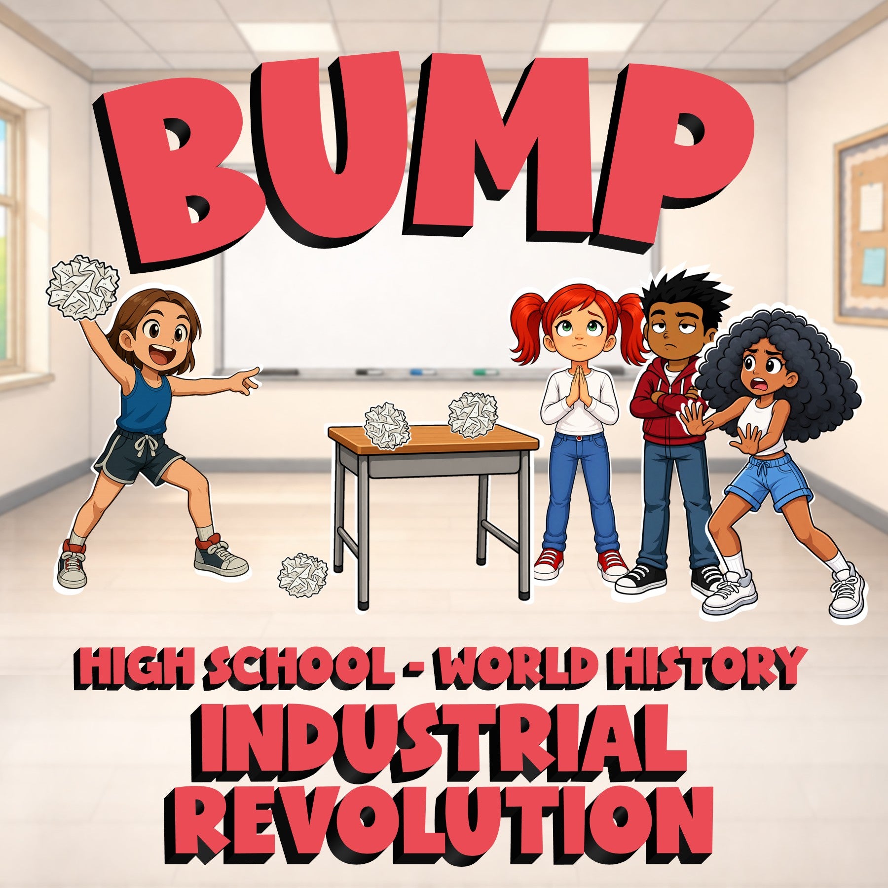 Industrial Revolution BUMP Game - No Prep World History Review Activity