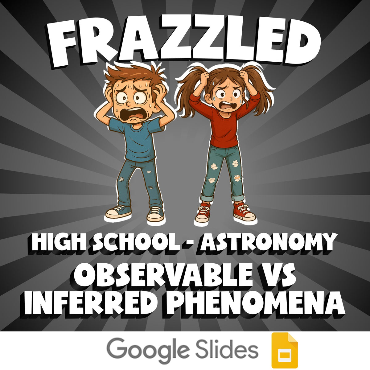 Observable vs Inferred Phenomena FRAZZLED Science Game - No Prep Astronomy