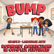 Boundary Corrections in Complex Sentences BUMP ELA Game - No Prep Grade 11