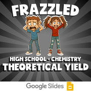 Theoretical Yield FRAZZLED Science Game - No Prep Chemistry Review Activity