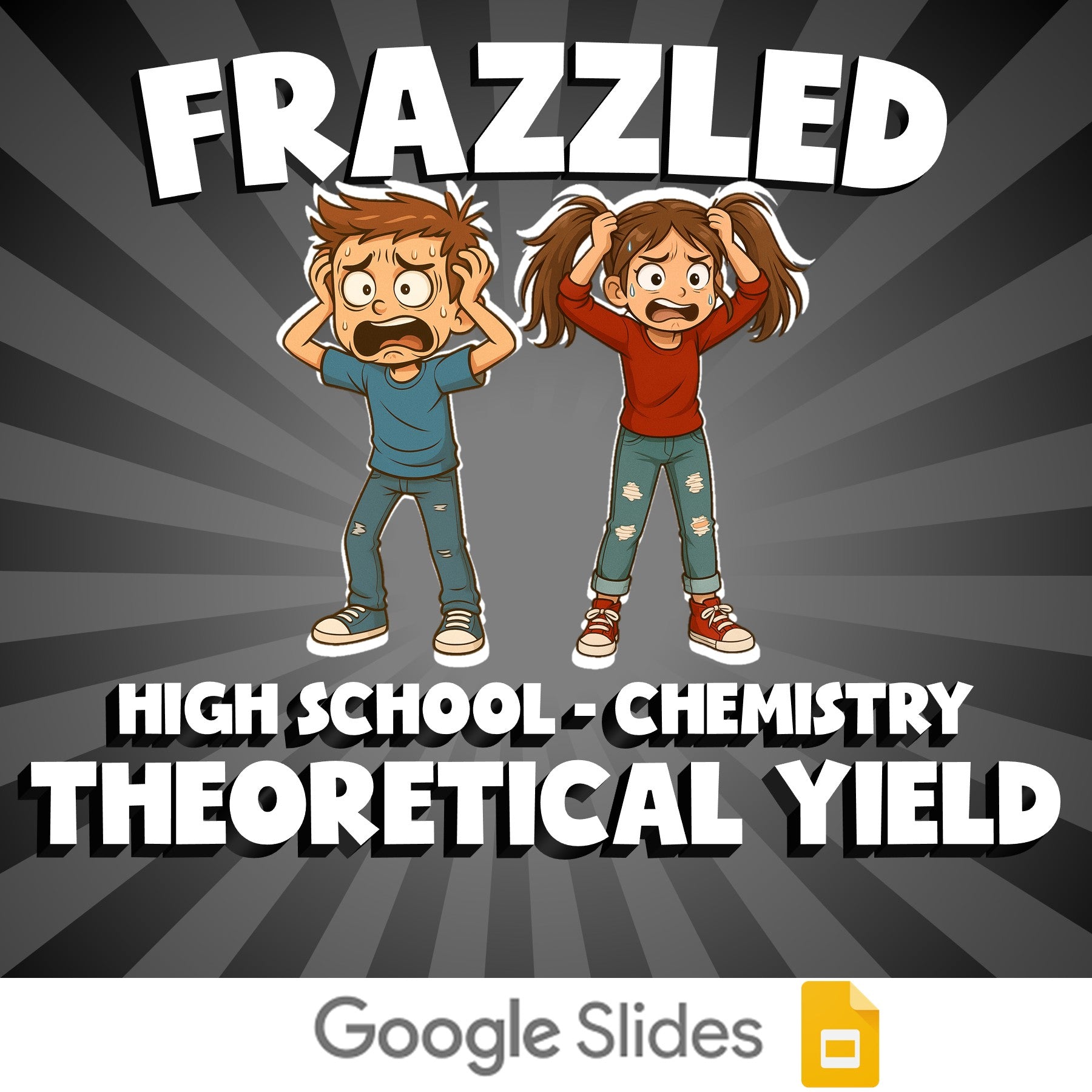 Theoretical Yield FRAZZLED Science Game - No Prep Chemistry Review Activity