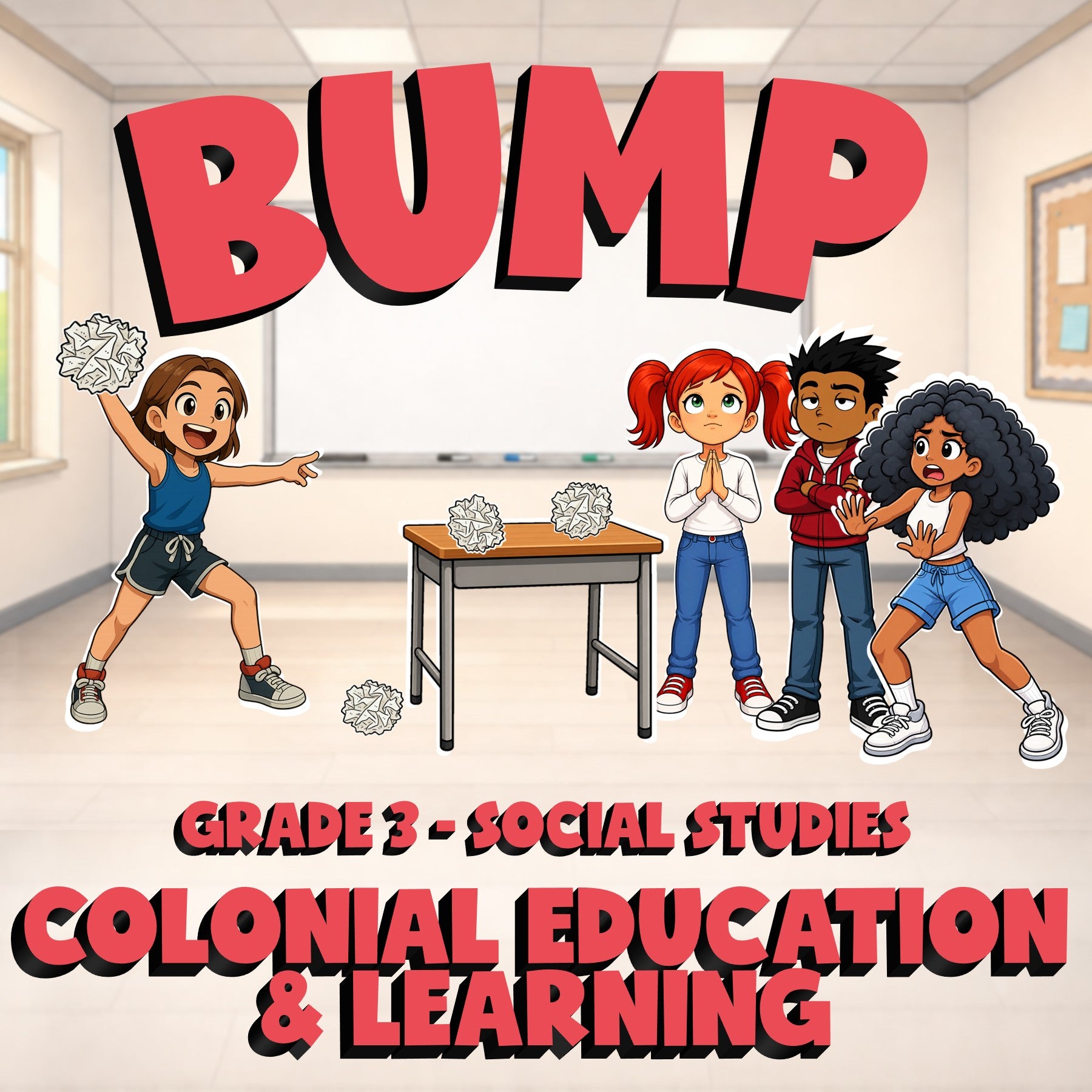 Colonial Education & Learning BUMP Socials Game - No Prep Grade 3 Review