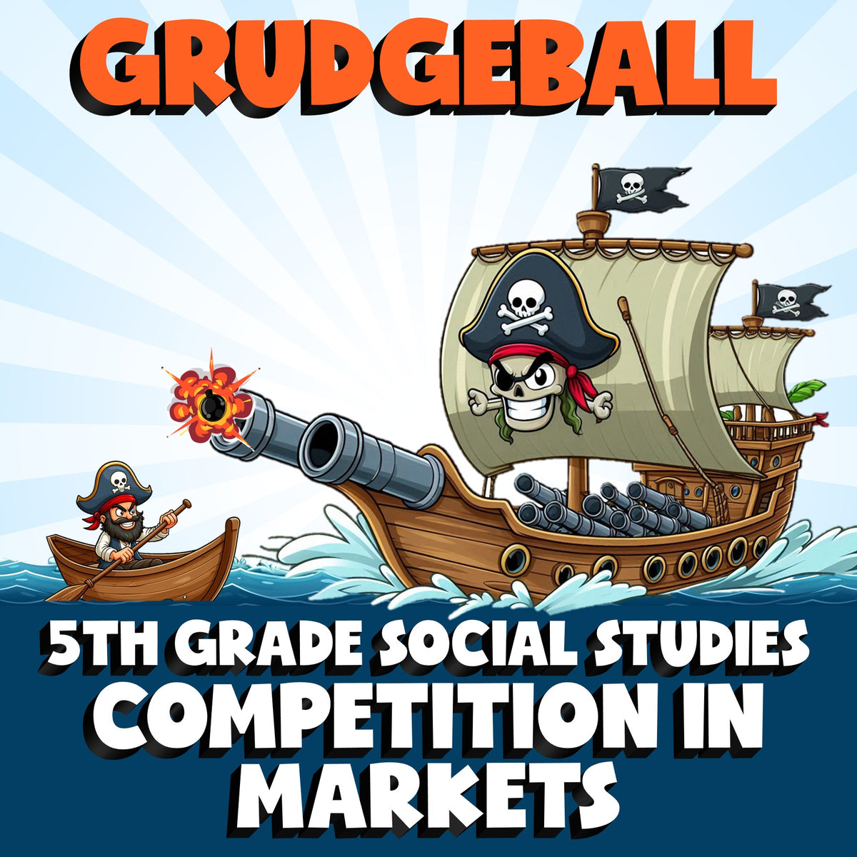 Competition in Markets GRUDGEBALL Socials Game - No Prep Grade 5 Review Activity