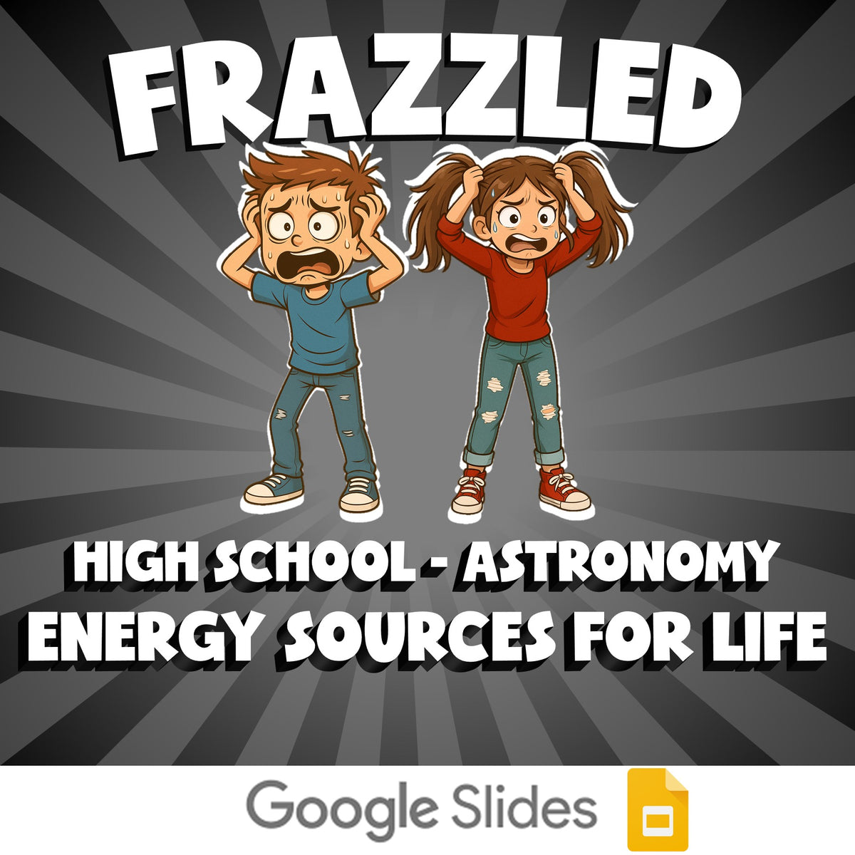 Energy Sources for Life FRAZZLED Science Game - No Prep Astronomy Review