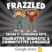 Figurative, Idiomatic & Connotative Language FRAZZLED ELA Game - Grade 11