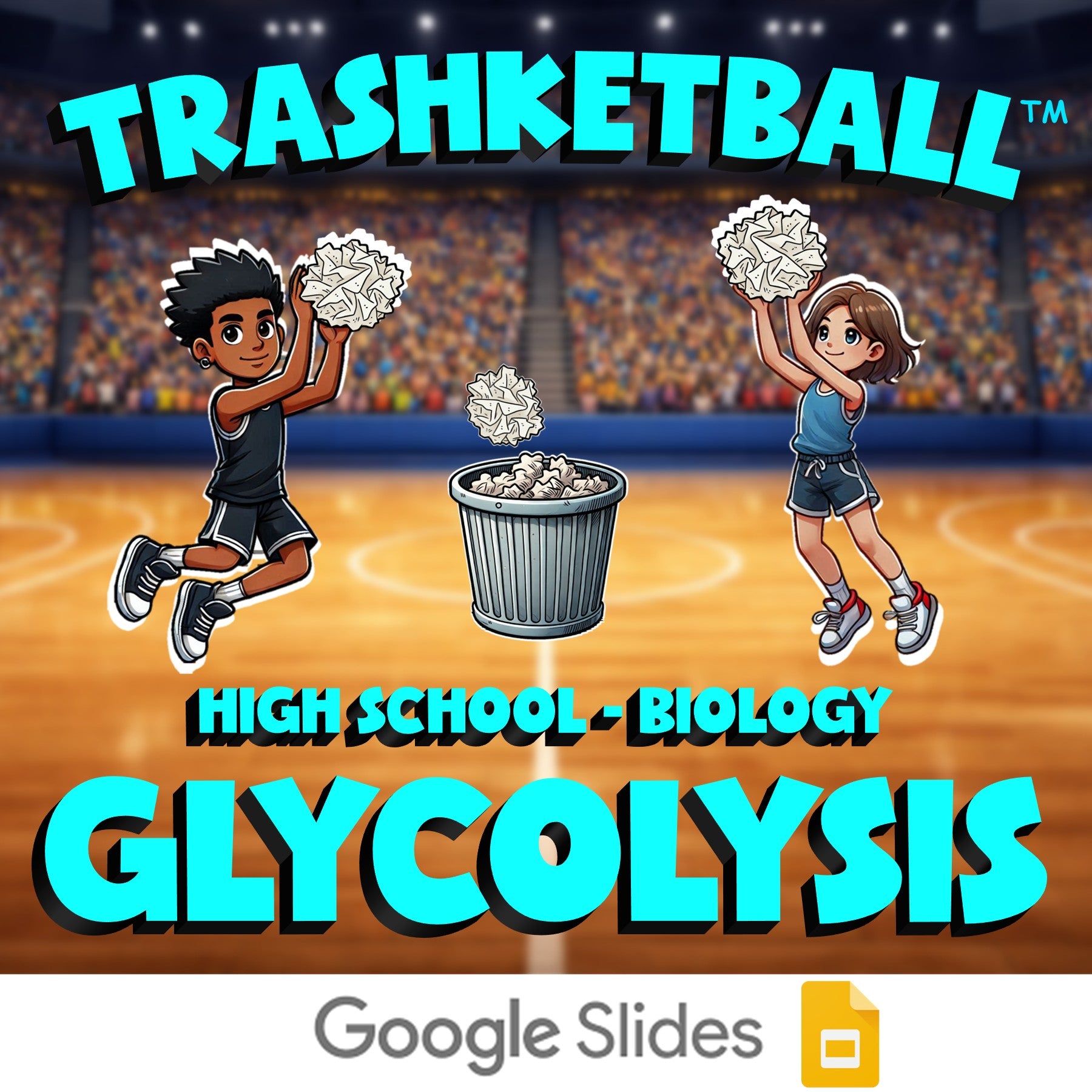 Glycolysis TRASHKETBALL Science Game - No Prep Biology Review Activity