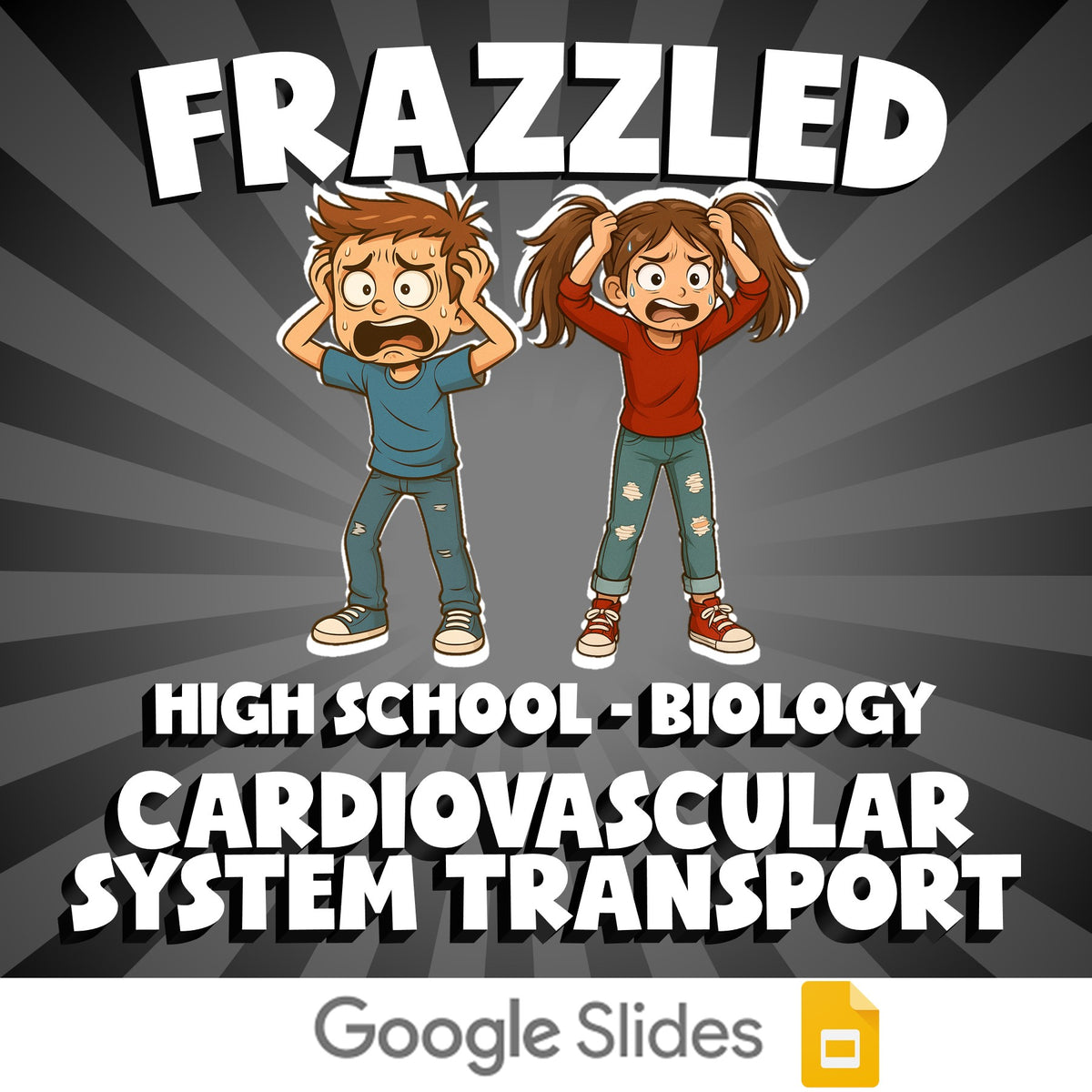 Cardiovascular System Transport FRAZZLED Science Game - No Prep Biology Review