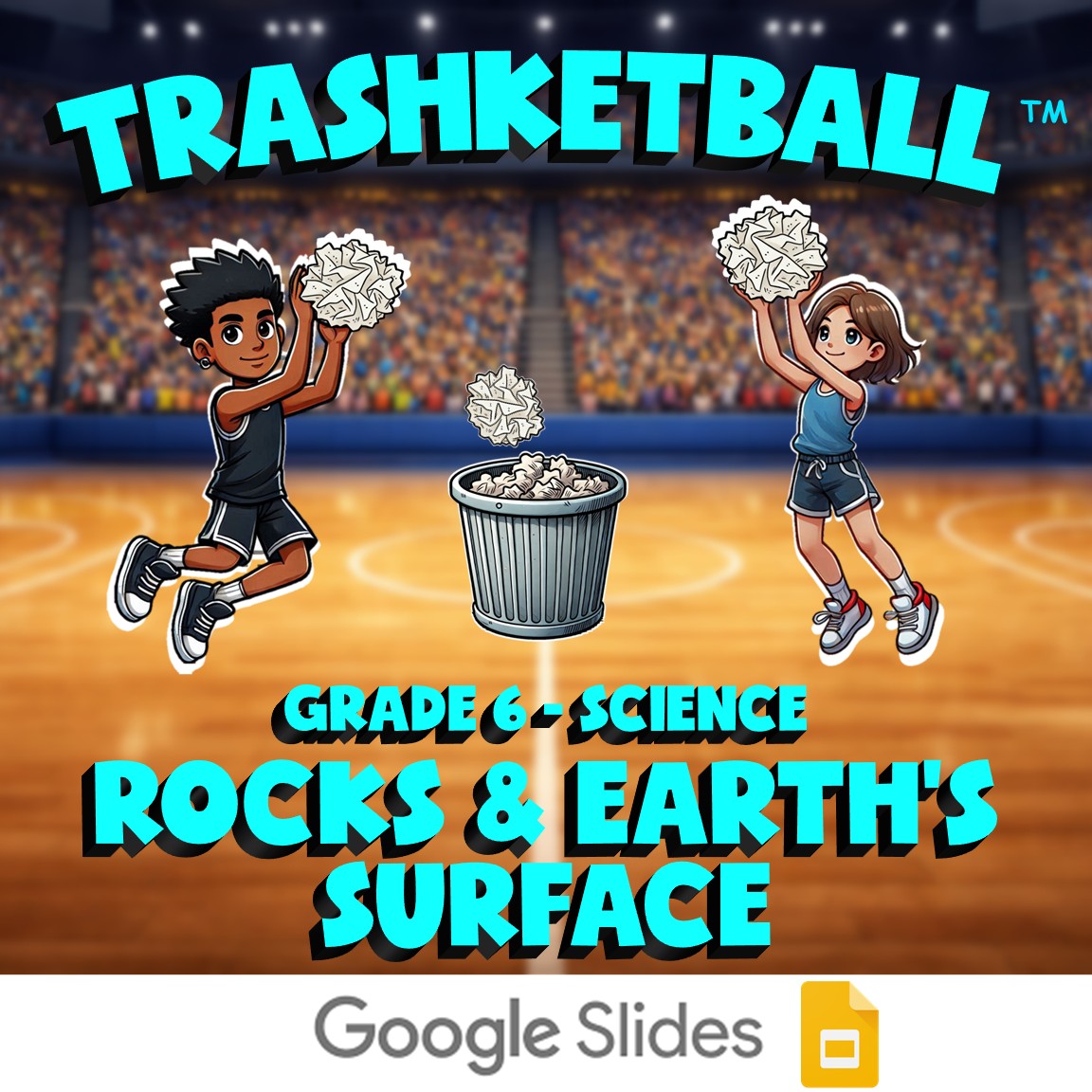 Rocks & Earth's Surface TRASHKETBALL Science Game - No Prep Grade 6 Review