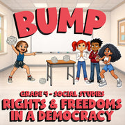 Rights & Freedoms in a Democracy BUMP Socials Game - No Prep Grade 4 Review