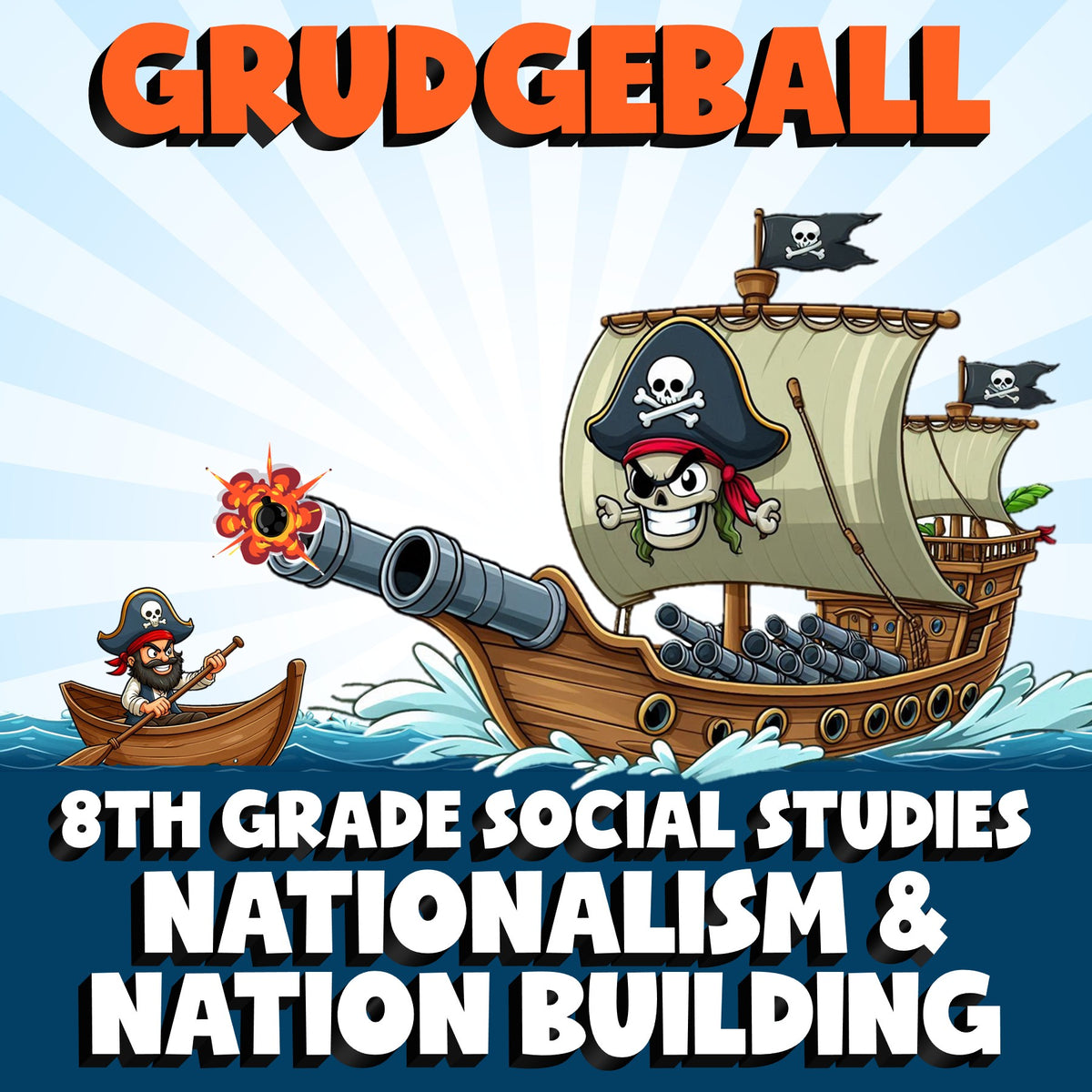 Nationalism & Nation Building GRUDGEBALL Socials Game - No Prep Grade 8 Review