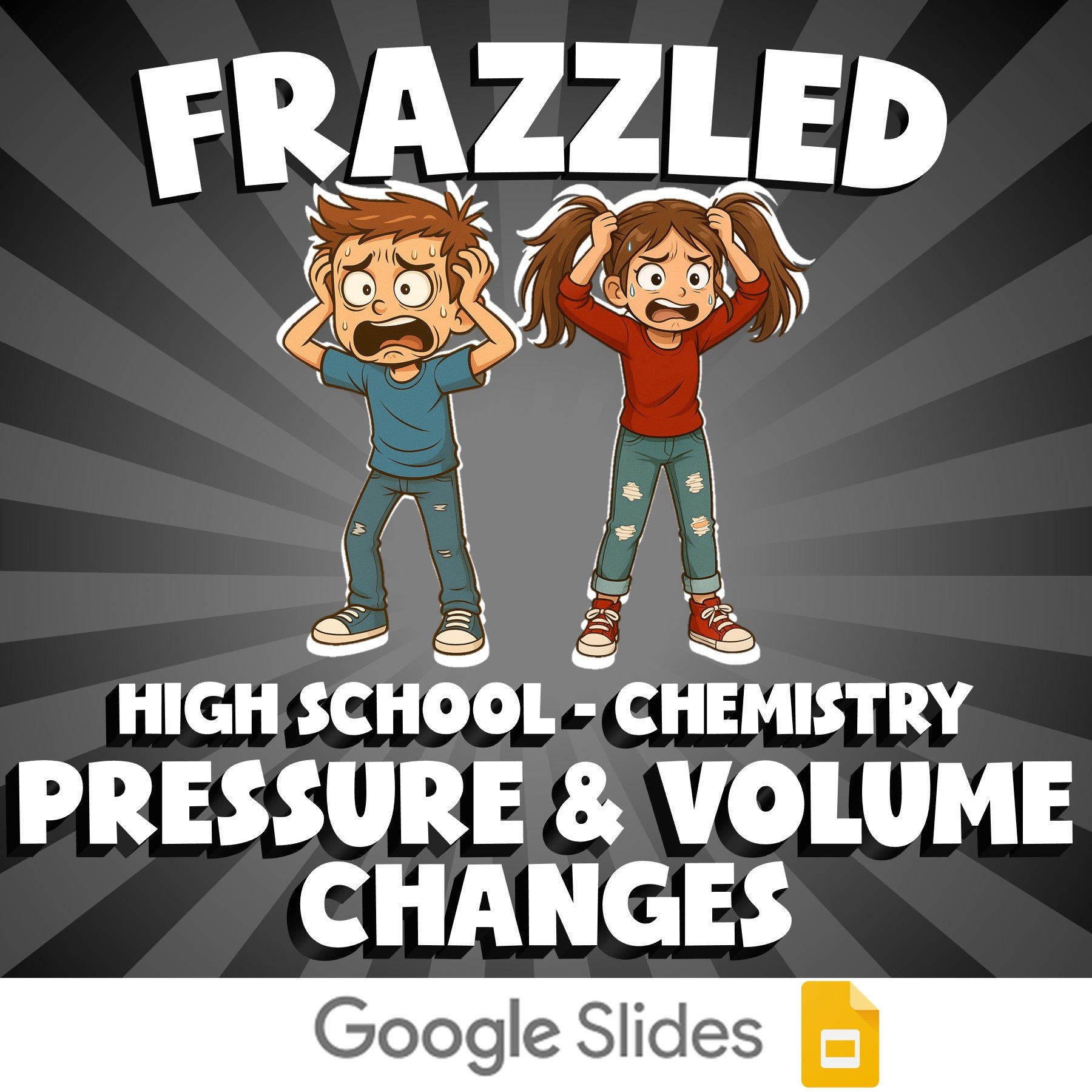 Pressure & Volume Changes FRAZZLED Science Game - No Prep Chemistry Review