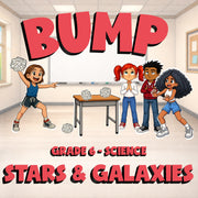 Stars & Galaxies BUMP Science Game - No Prep Grade 6 Review Activity