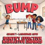 Identify Effective Narrative Endings BUMP ELA Game - No Prep Grade 7 Review