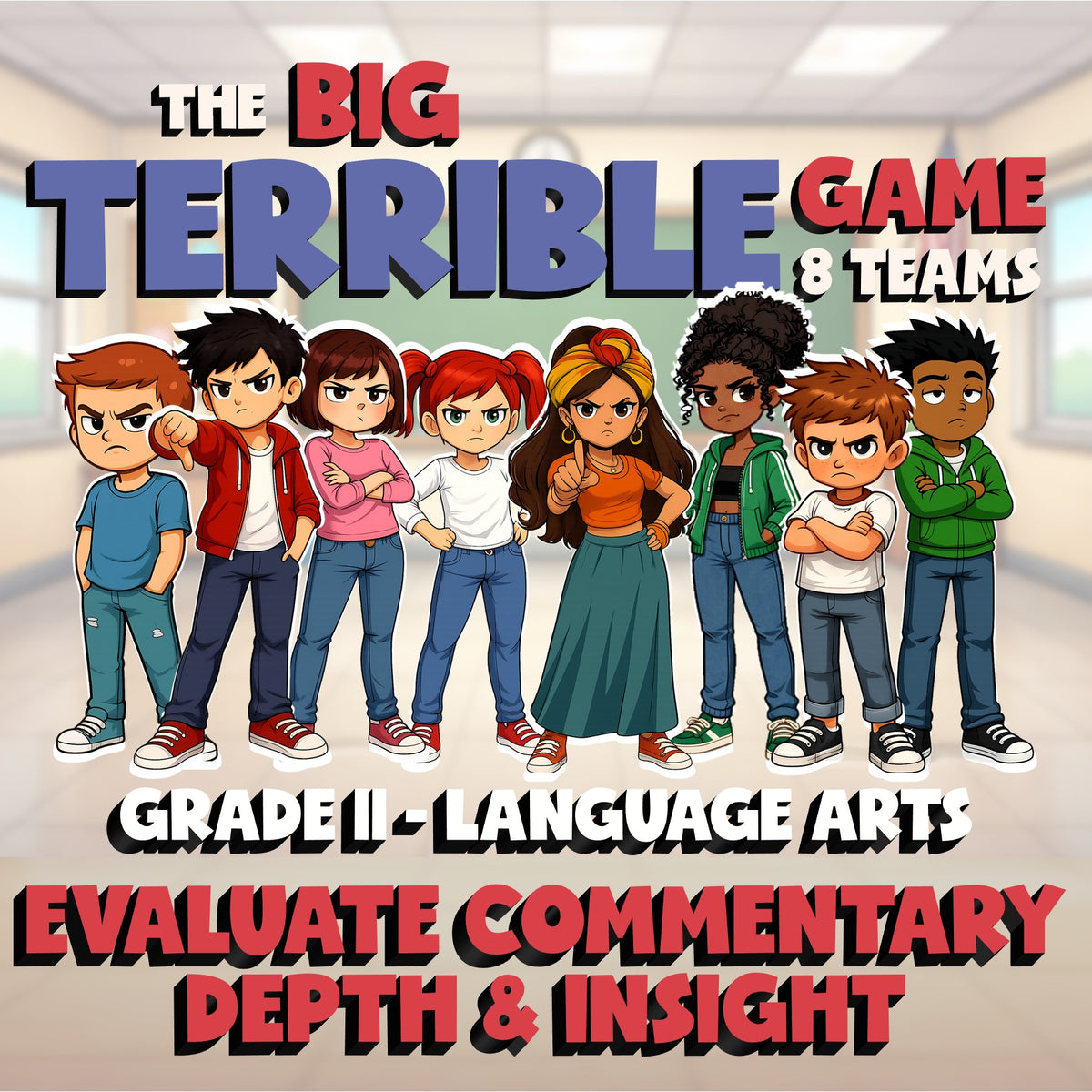 Evaluate Commentary Depth & Insight BIG TERRIBLE GAME - Grade 11 ELA Review