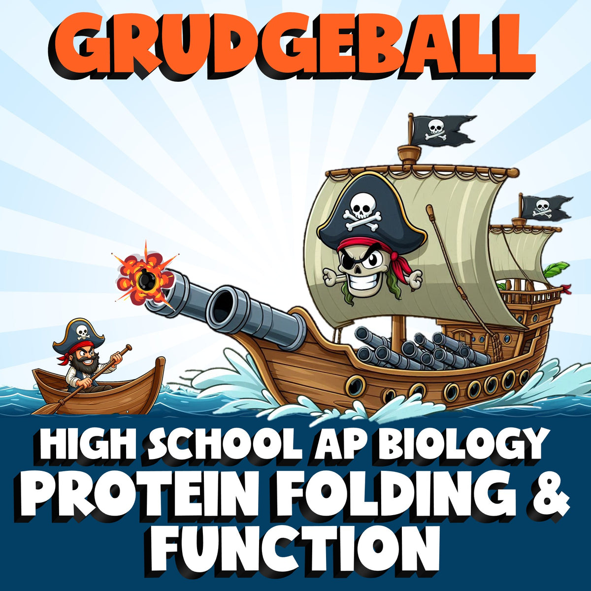 Protein Folding & Function GRUDGEBALL Science Game - No Prep AP Biology Review