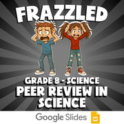 Peer Review in Science FRAZZLED Science Game - No Prep Grade 8 Review Activity