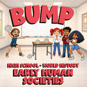 Early Human Societies BUMP Game - No Prep World History Review Activity