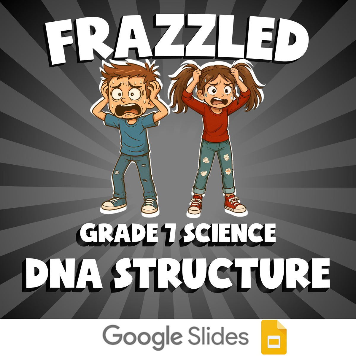 DNA Structure FRAZZLED Science Game - No Prep Grade 7 Review Activity