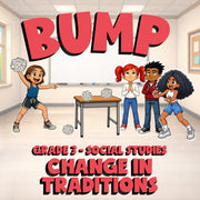 Change in Traditions BUMP Socials Game - No Prep Grade 3 Review Activity