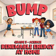 Renewable Energy at Home BUMP Science Game - No Prep Grade 5 Review Activity