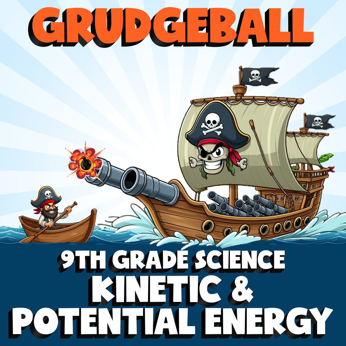 Kinetic & Potential Energy GRUDGEBALL Science Game - No Prep Grade 9 Review
