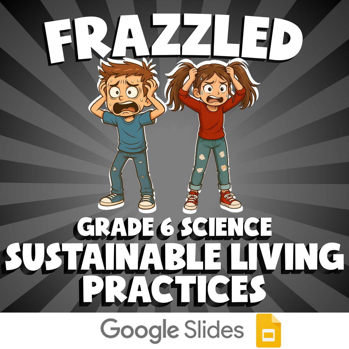Sustainable Living Practices FRAZZLED Science Game - No Prep Grade 6 Review