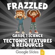 Tectonic Features & Resources FRAZZLED Science Game - No Prep Grade 7 Review