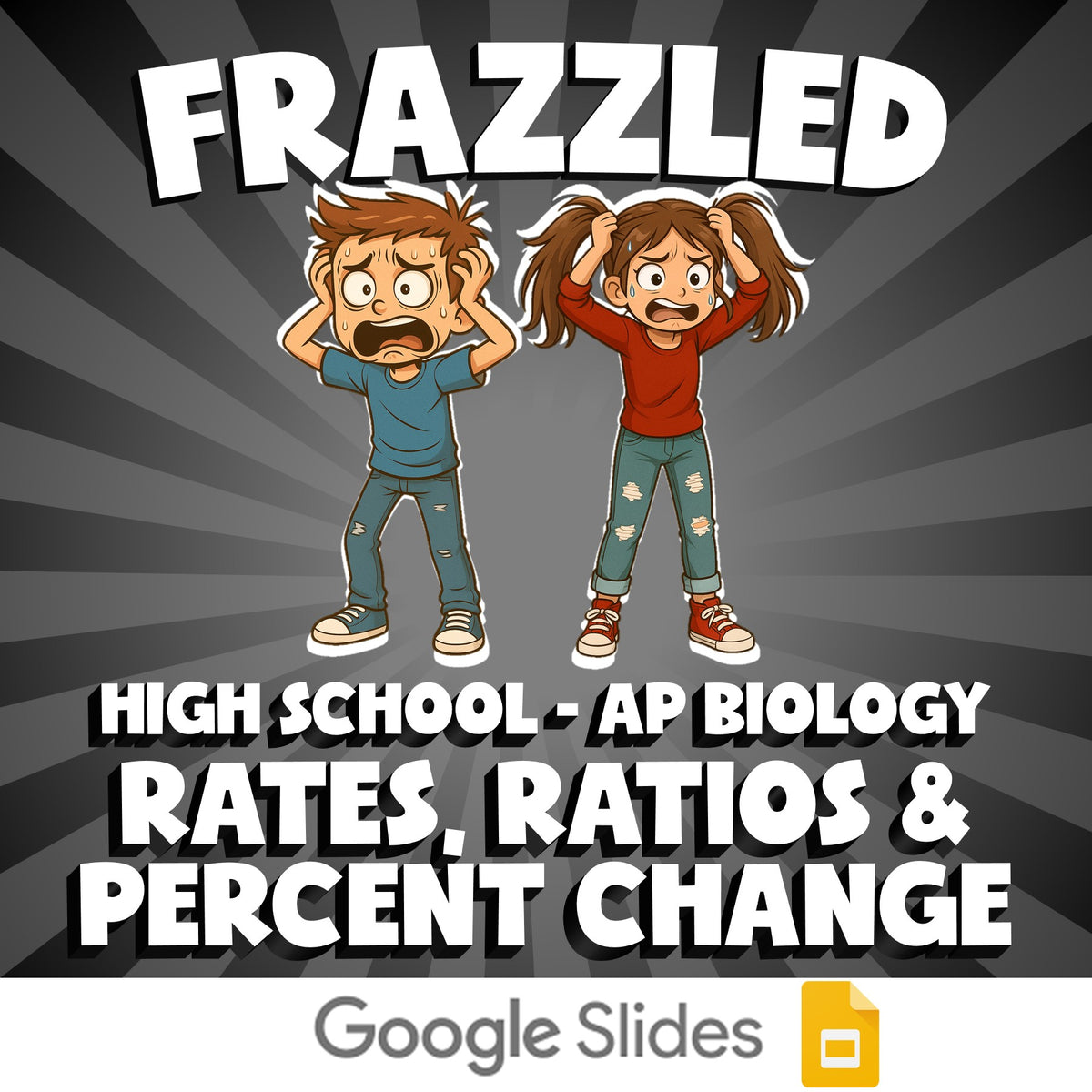 Rates, Ratios & Percent Change FRAZZLED Science Game - No Prep AP Biology Review