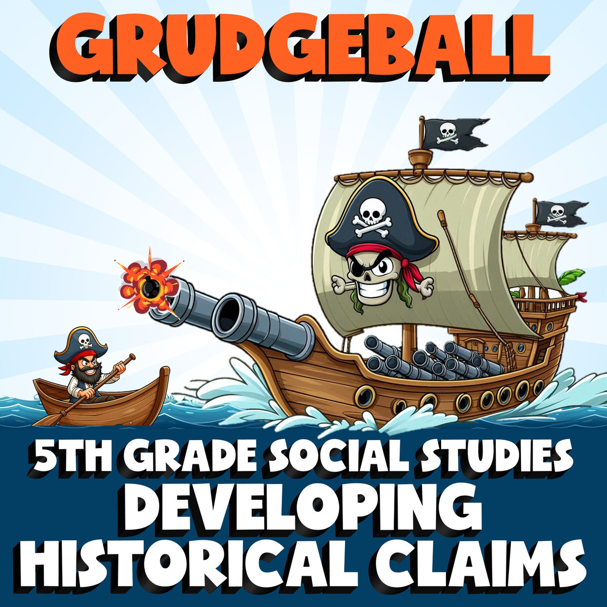 Developing Historical Claims GRUDGEBALL Socials Game - No Prep Grade 5 Review