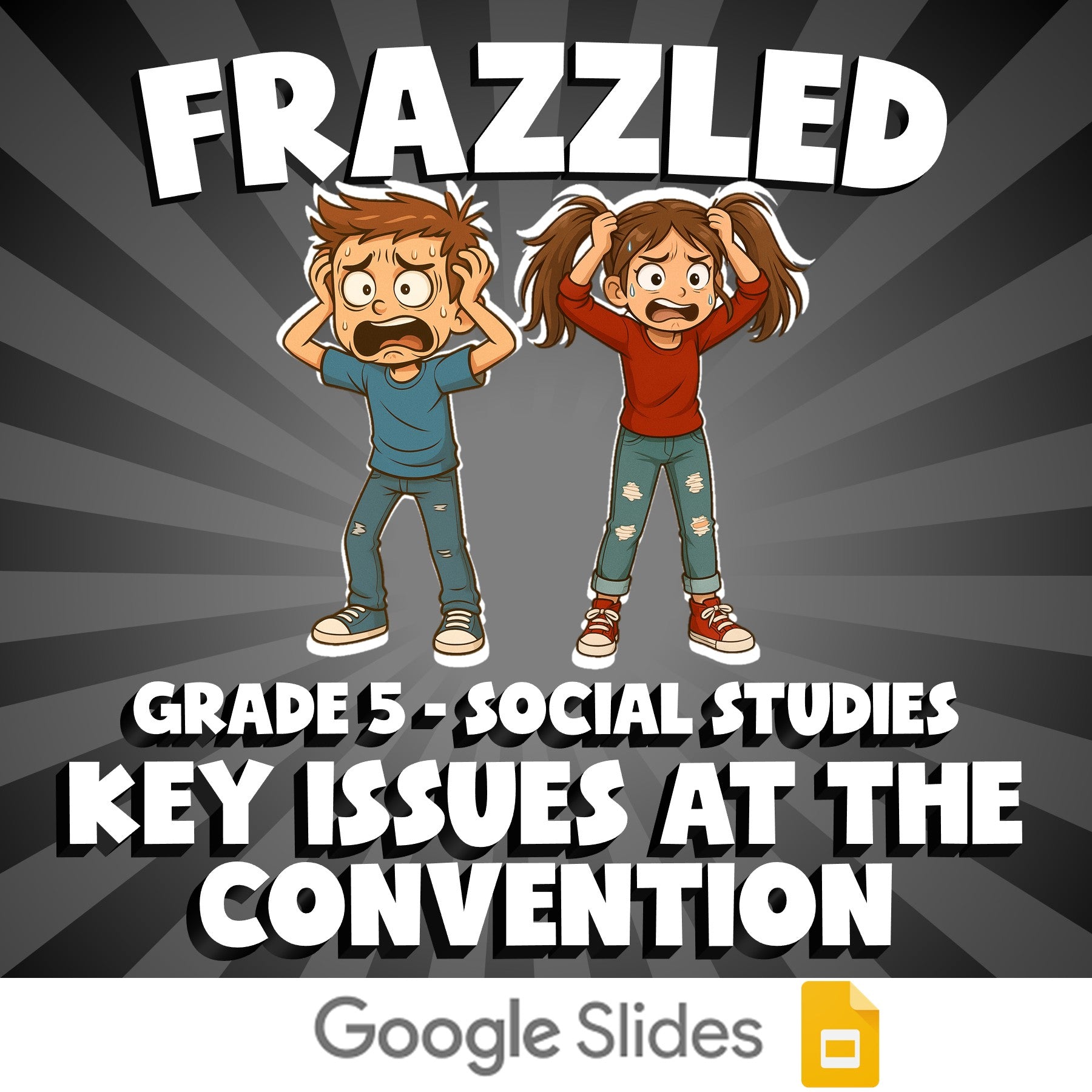 Key Issues at the Convention FRAZZLED Socials Game - No Prep Grade 5 Review
